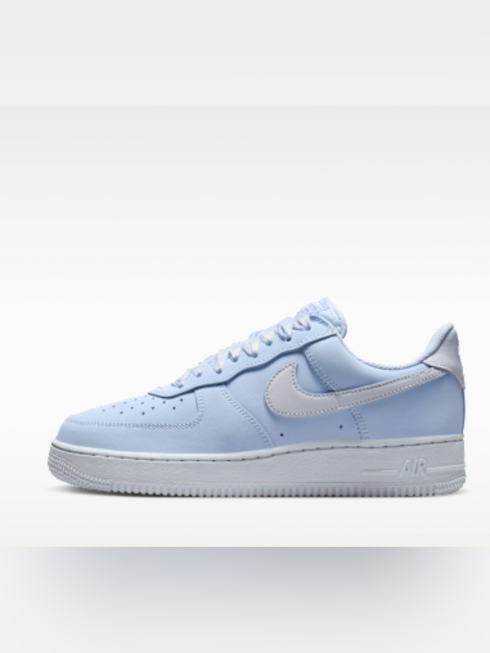 Nike Air Force 1 Retro PRM Women’s Low-Top Sneakers - Hydrogen Blue/Football GRE